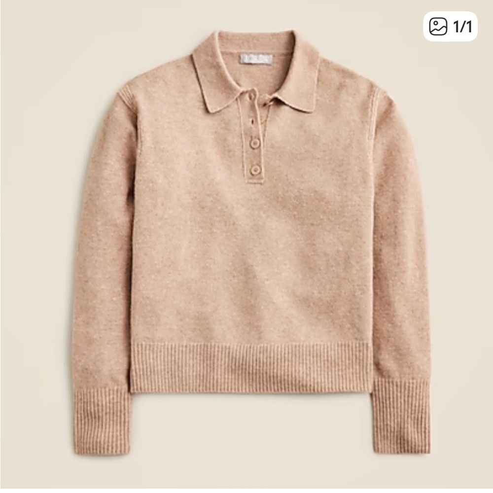 J. Crew sweater rugby in super soft yarn
